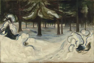 Winter av Edvard Munch