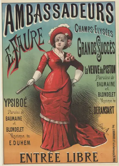 Ambassadeurs… E. Faure, Ypsiboé, paroles de Baumaine et Blondelet, musique de E. Duhem av Edward Ancourt