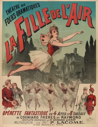 Theâtre Des Folies-Dramatiques La Fille De L’air av Edward Ancourt