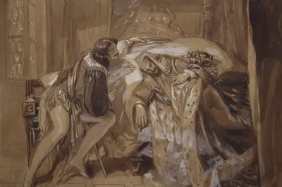 King Henry IV, part II, IV, 2 av Alfred Edward Chalon