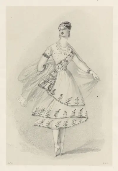 La bayadère av Alfred Edward Chalon