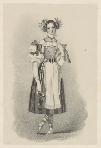 La tirolienne av Alfred Edward Chalon