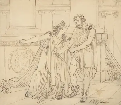 Macbeth II, 2 av Alfred Edward Chalon