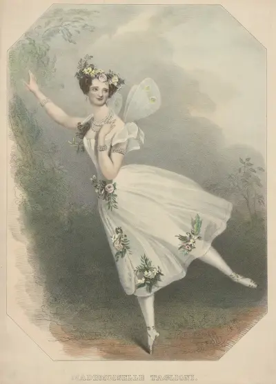 Mademoiselle Taglioni av Alfred Edward Chalon