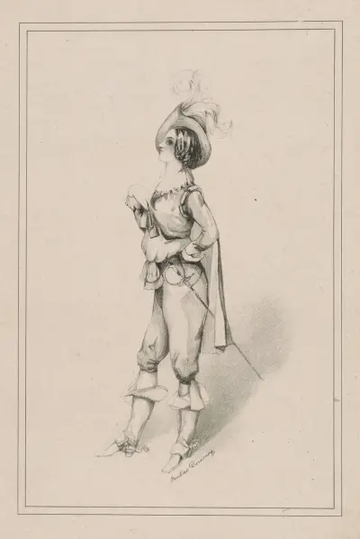 Pauline Duvernay av Alfred Edward Chalon