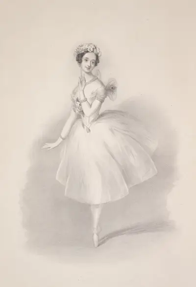 Souvenir d’adieu de Marie Taglioni, 1845 – nr 2 av Alfred Edward Chalon