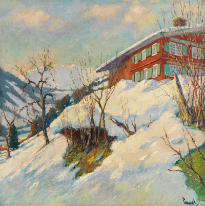 Beautiful winter day av Edward Cucuel