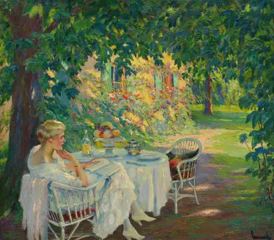 In the shade av Edward Cucuel