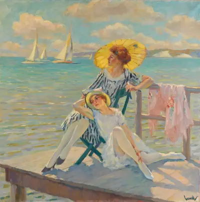 In the sun av Edward Cucuel