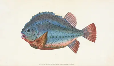 Lump Sucker, Cycloterus Lumpus av Edward Donovan