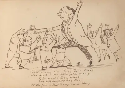 Buch der Unsinnsgedichte Taf. 01 von Edward Lear