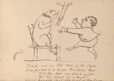 Buch der Unsinnsgedichte Taf. 19 von Edward Lear