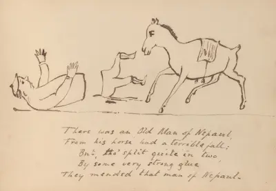 Boken om nonsens, plansch 33 av Edward Lear