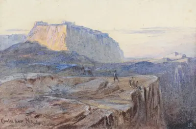 Castel San Niceto, Calabria av Edward Lear