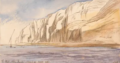 Gebel Sheikh Abu Fodde, 8:00 Uhr, 4. März 1867 von Edward Lear