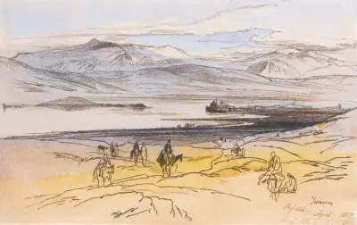 Ioannina (Jannena), Greece av Edward Lear