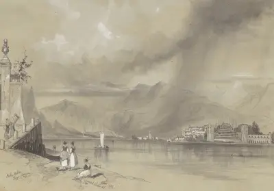 Isola Bella, Lago Maggiore av Edward Lear