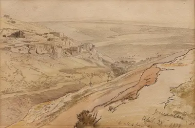 Jerusalem av Edward Lear