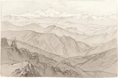 Mount Kinchinjunga (Allt är rättvist) av Edward Lear
