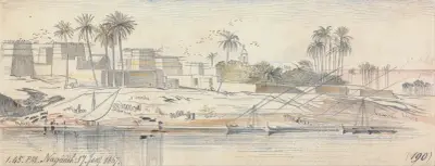 Negadeh, 13:45, 17. ledna 1867, Edward Lear