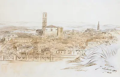 Perugia, Italy av Edward Lear