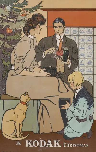 A Kodak Christmas av Edward Penfield