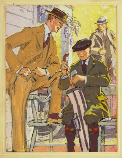 Advertisement for Hart, Schaffner & Marx clothes av Edward Penfield