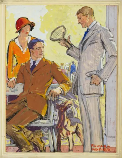 Reklam för Hart, Schaffner & Marx-kläder av Edward Penfield