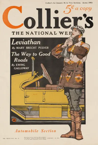 Collier’s, automobile section. Collier’s for January 10 av Edward Penfield