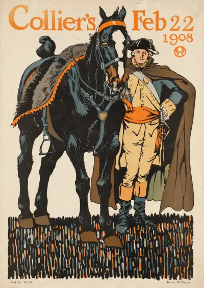 Collier’s Feb 22 1908 av Edward Penfield