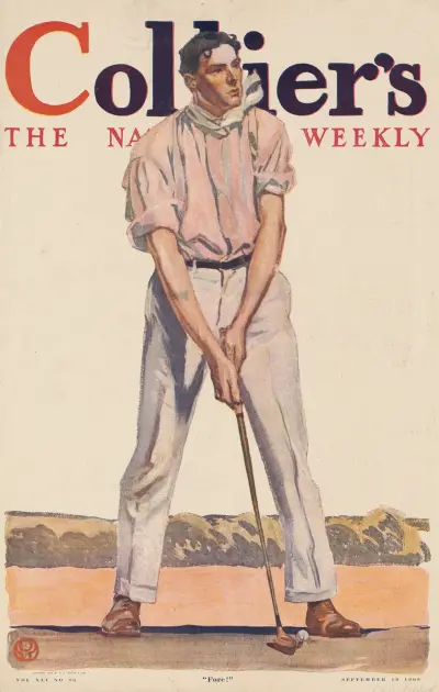 Collier’s. ‘Fore!’ av Edward Penfield