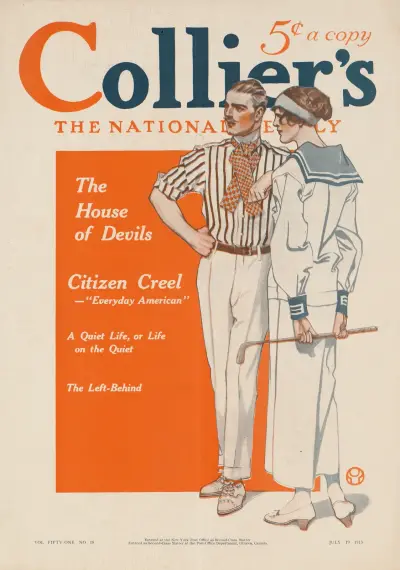 Collier’s, the national. The house of devils. av Edward Penfield