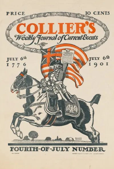 Collier's Weekly, Fourth-of-July-nummer av Edward Penfield