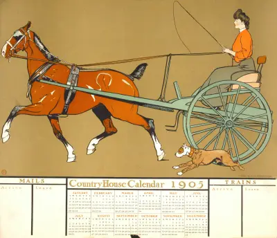 Country House calendar 1905 av Edward Penfield