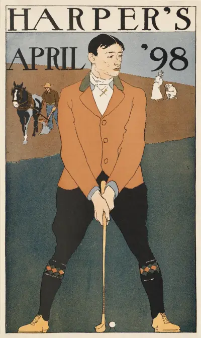 Harper’s April ’98 av Edward Penfield