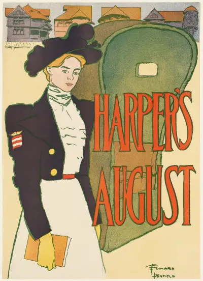 Harper’s August, 1897 av Edward Penfield