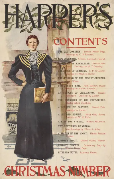 Harper’s Christmas number av Edward Penfield