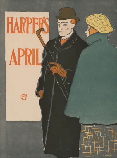 Harper’s [for] April, 1896 av Edward Penfield