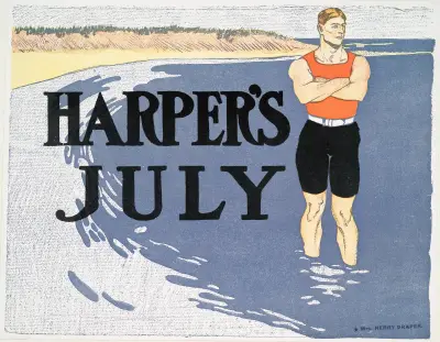 Harper’s July av Edward Penfield