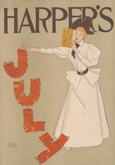 Harper’s juli av Edward Penfield