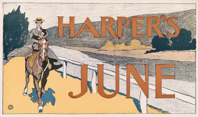 Harper’s June, 1898, Edward Penfield