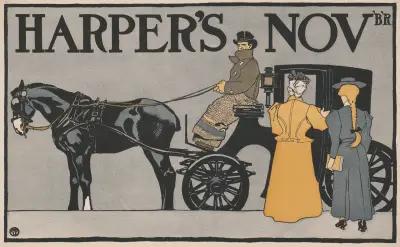 Harper’s Nov’B’R av Edward Penfield