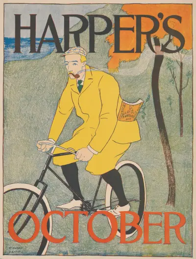 Harper’s oktober av Edward Penfield