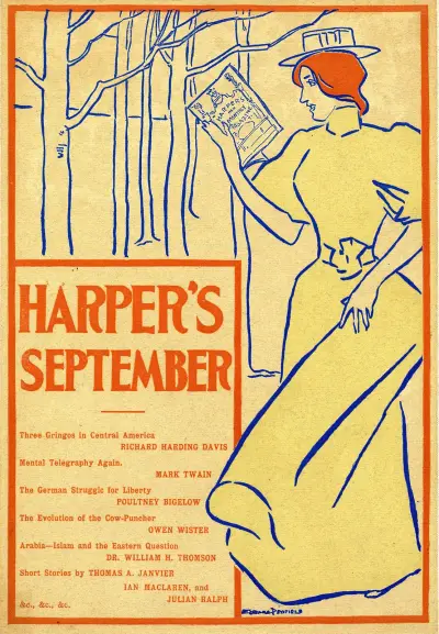 Harper’s September Three Gringos in Central America av Edward Penfield