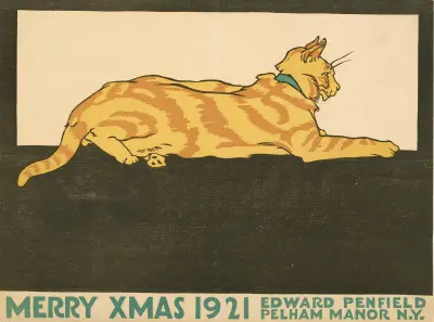 Merry Xmas, 1921 av Edward Penfield