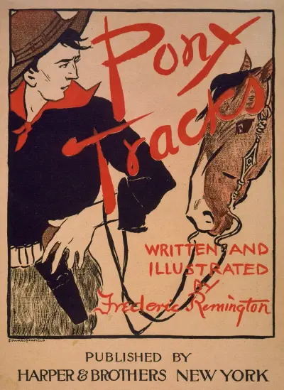 Pony tracks, written & illustrated by Frederic Remington av Edward Penfield