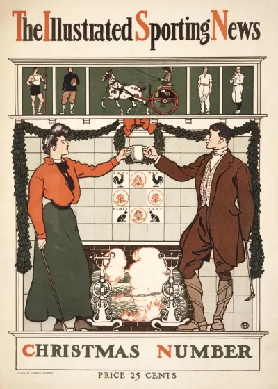 The Illustrated Sporting News. Christmas number av Edward Penfield
