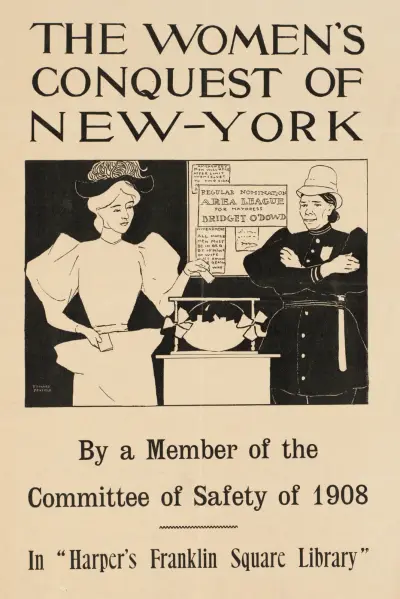 The women’s conquest of New-York by a member of the Committee of Safety of 1908 av Edward Penfield