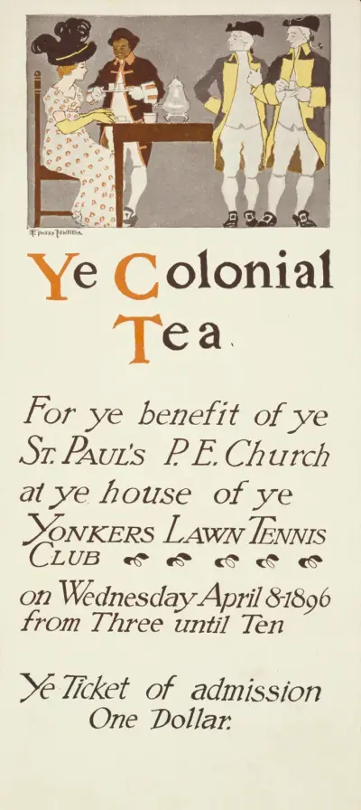 Ye colonial tea av Edward Penfield