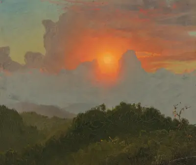 Cloudy Skies av Frederic Edwin Church